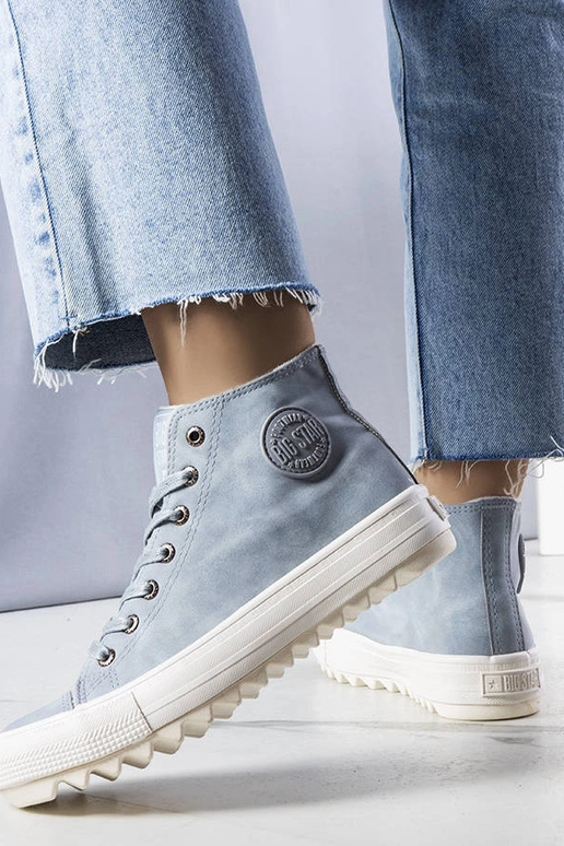 Zapatillas deportivas azules con...