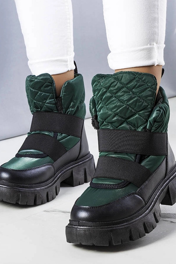 Botas de invierno verdes de...