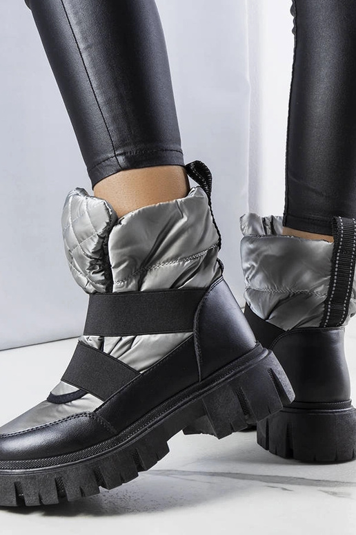 Botas de nieve sin cordones con...