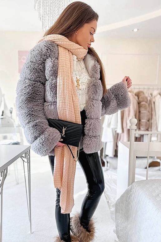 Bufanda Khalil de lunares rosas