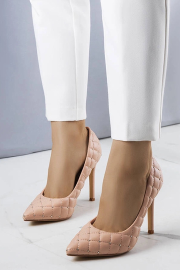 Tacones Dayton acolchados en color rosa