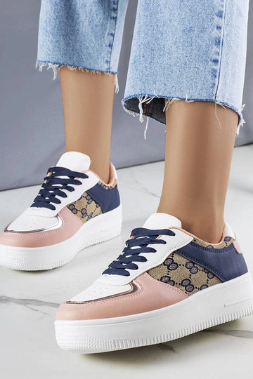 Zapatillas deportivas de mujer Luzia en color rosa y azul marino