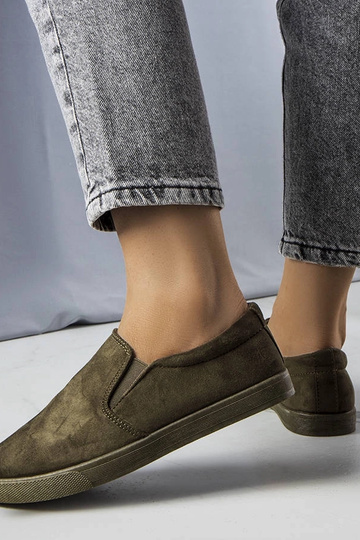 Zapatillas verdes de ante sintético Leroy 2