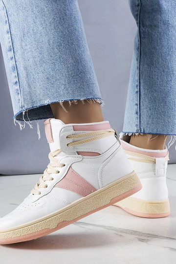 Zapatillas altas rosas Robin