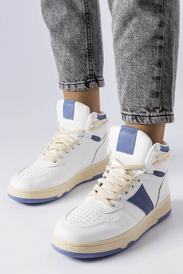 Zapatillas altas azules de Robin
