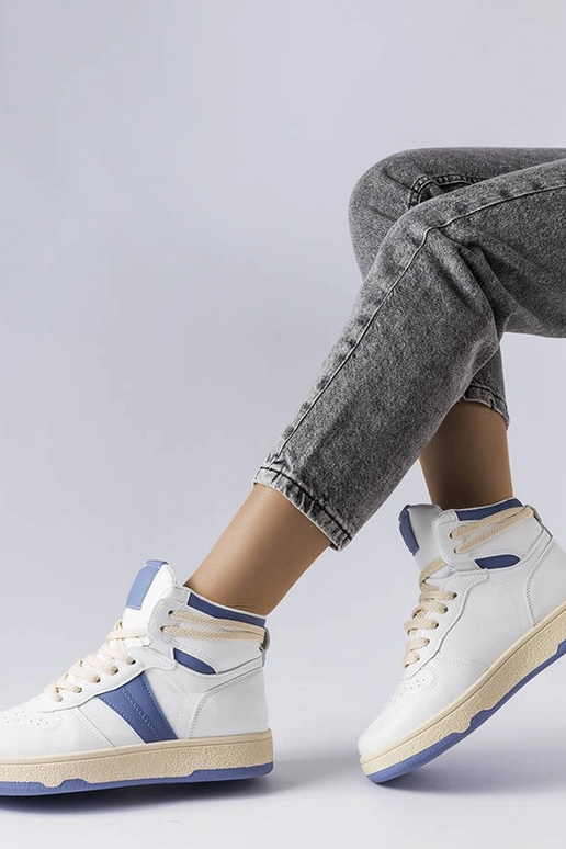 Zapatillas altas azules de Robin