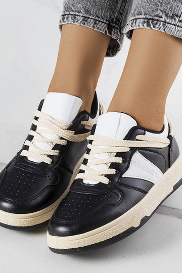 Zapatillas negras de mujer Marcella 2