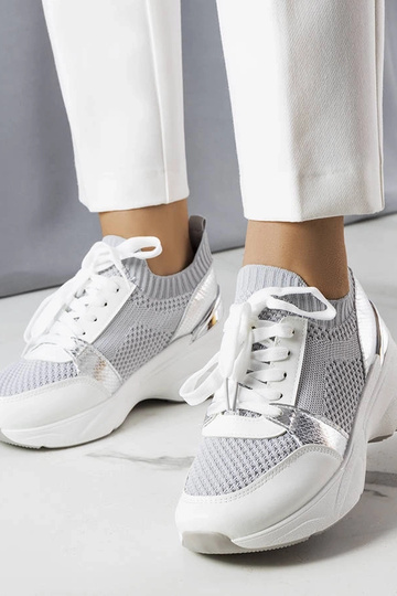 Zapatillas de cuña grises de Ann 2