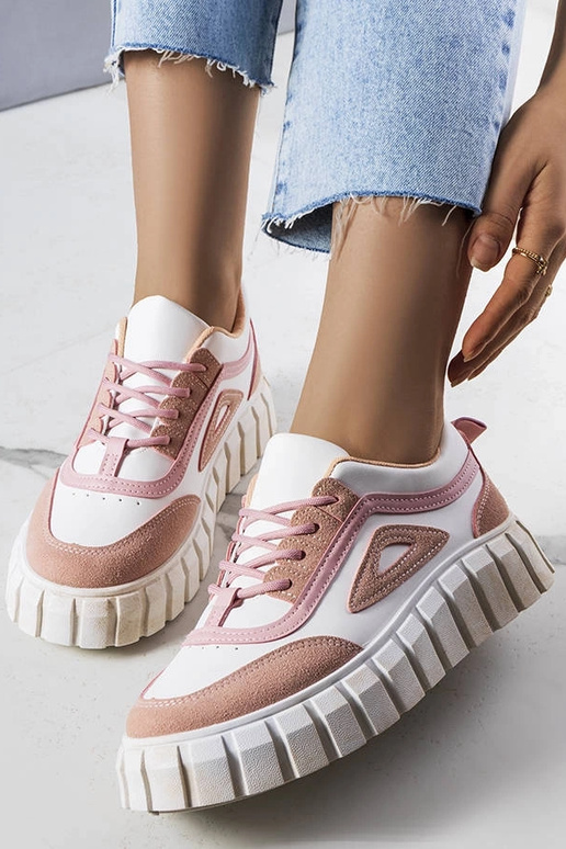 Zapatillas rosas con plataforma, "Robyn"