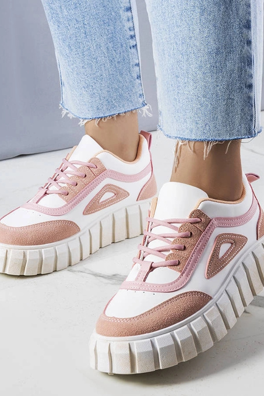 Zapatillas rosas con plataforma, "Robyn"