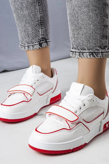 Zapatillas rojas de mujer Ollie
