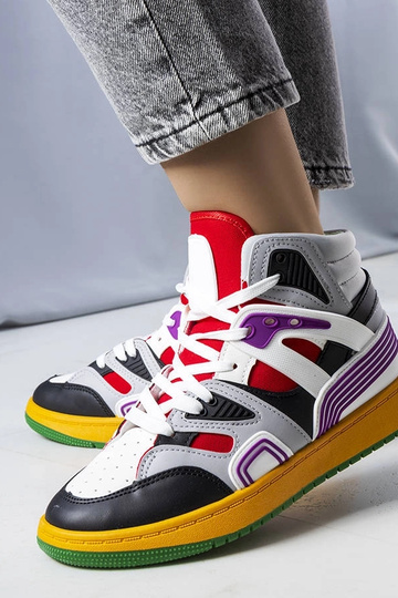 Zapatillas altas Marjorie negras 2