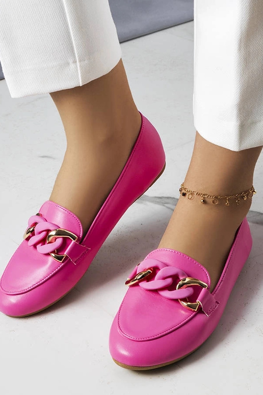 Mocasines Mamie Pink Chain
