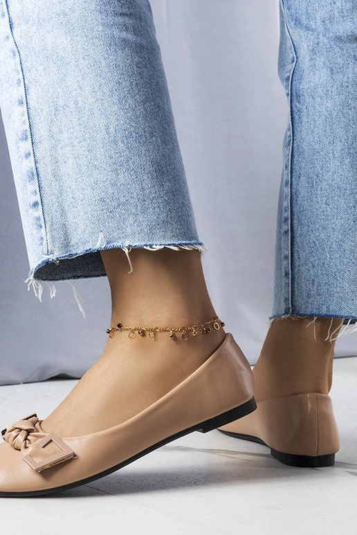 Bailarinas beige con lazo Tabitha Bailarinas beige con lazo Tabitha