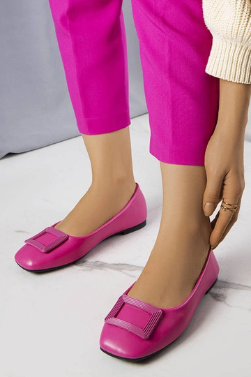 Bailarinas rosas con hebilla Sheller