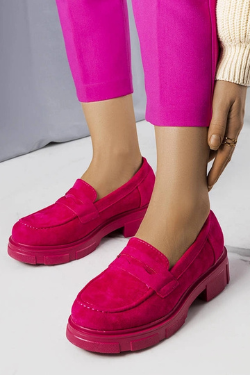 Zapatos rosas de ante sintético Alacoque