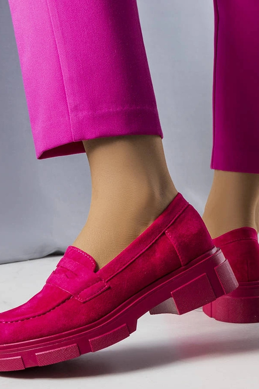 Zapatos rosas de ante sintético Alacoque