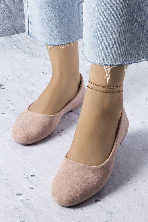 Bailarinas rosas con plantilla de... Bailarinas rosas con plantilla de...