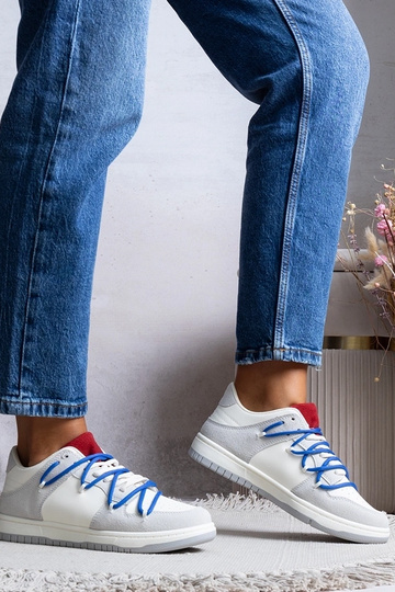 Zapatillas deportivas mujer grises zapatillas cordones Arcobaleno
