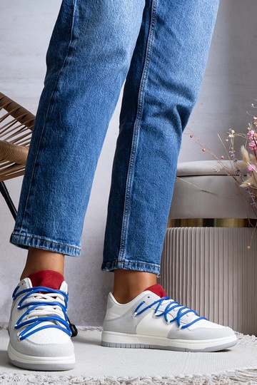 Zapatillas deportivas mujer grises zapatillas cordones Arcobaleno 2