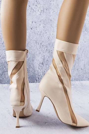 Botines color arena con... 2