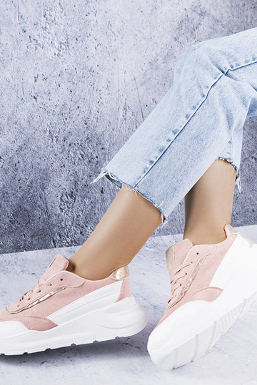 Zapatillas rosas de ante...