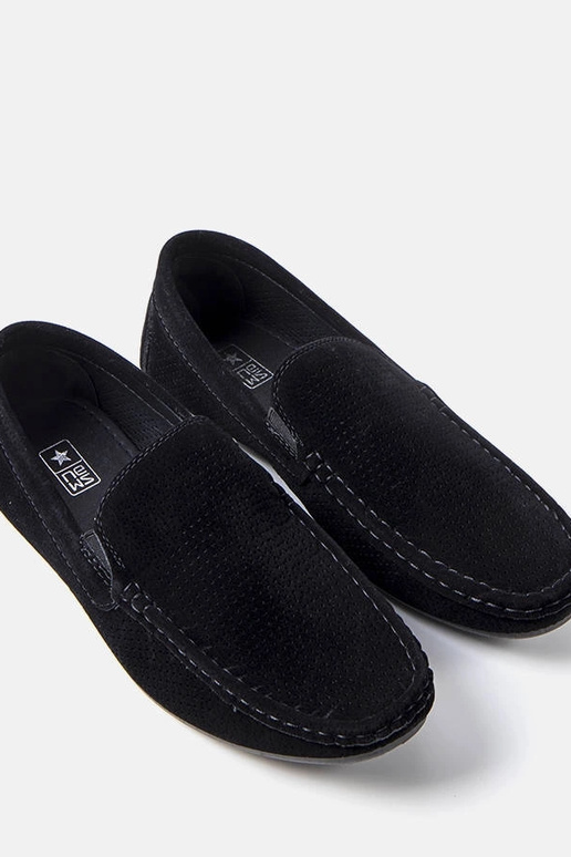 Mocasines negros para hombre con...