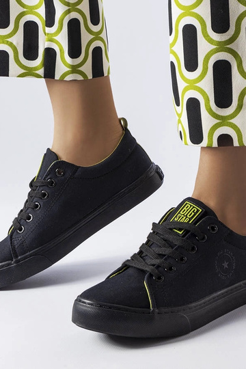 Zapatillas de tela negras Big Star LL274247