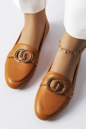 Mocasines marrones de mujer Eleena 2