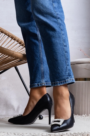 Tacones de mujer Tyson de charol negro 2