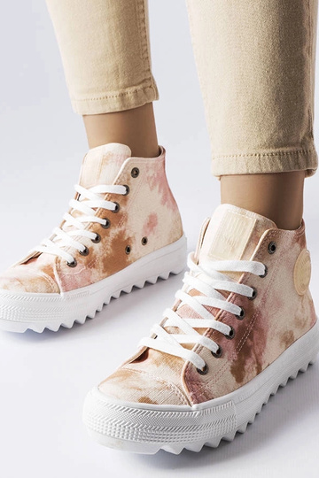 Zapatillas Big Star con estampado beige LL274048