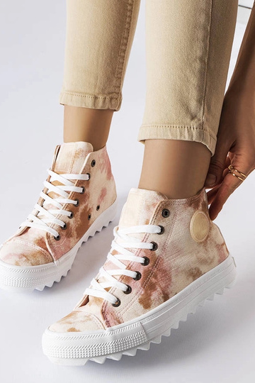 Zapatillas Big Star con estampado beige LL274048 2