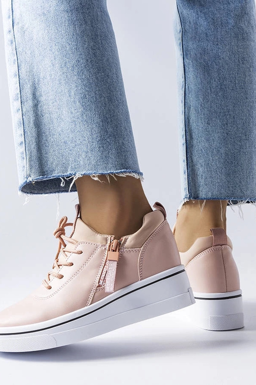 Zapatillas bajas rosas de Mathieu