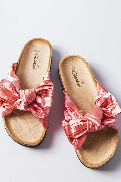 Chanclas rosas con lazo de Duplanty