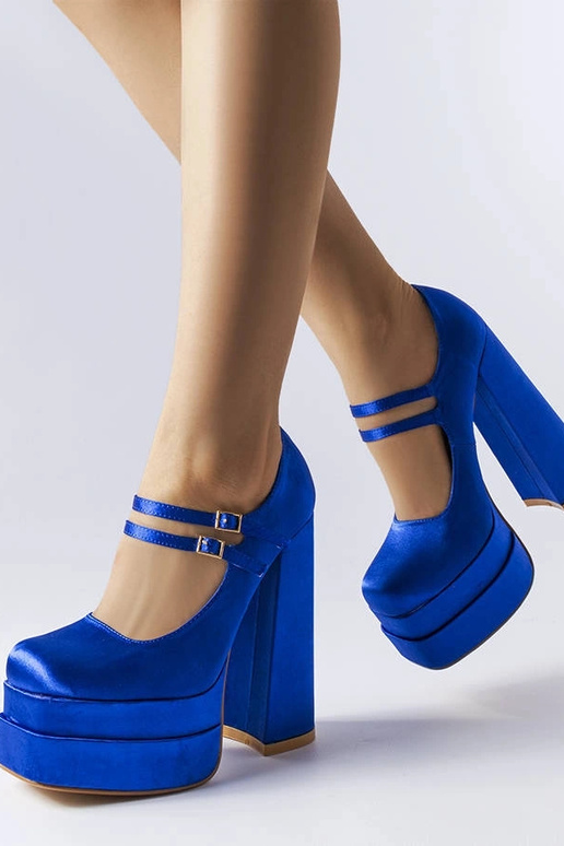 Zapatos de tacón alto azules Gabriel