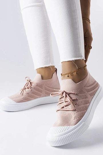 Zapatos rosas de material...