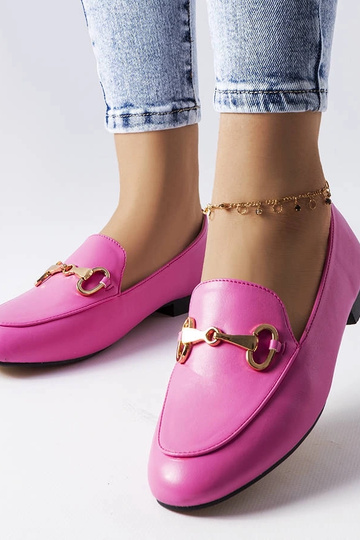 Mocasines rosas con hebilla Philip