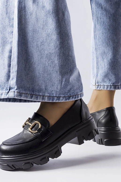 Zapatos con hebilla Mason en color negro