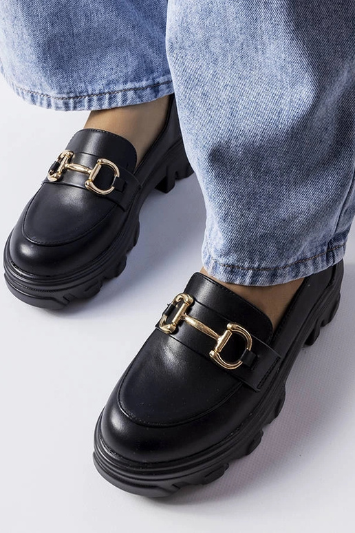 Zapatos con hebilla Mason en color negro