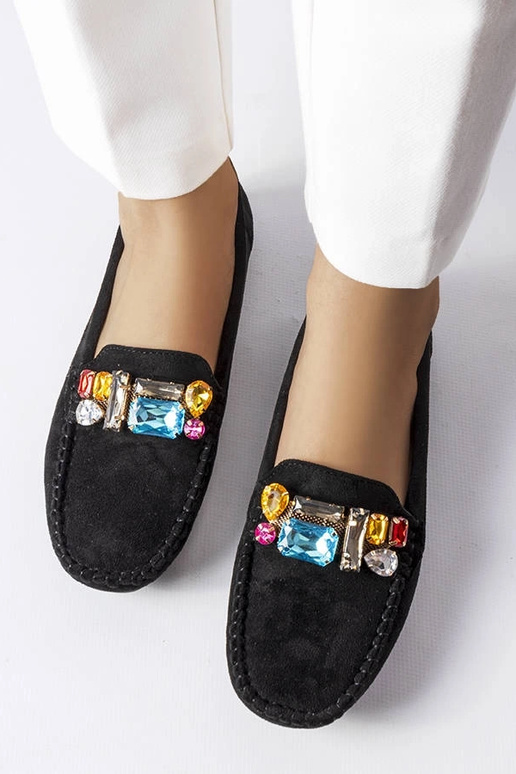 Mocasines negros con plantilla de...