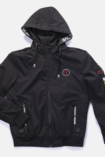Chaqueta de entretiempo para hombre negra Tollmache