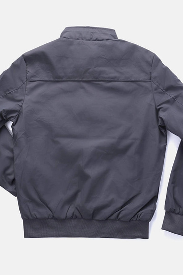 Chaqueta de cuello alto para hombre gris Desroches 2
