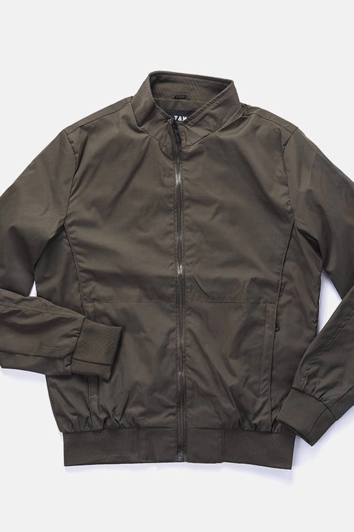 Chaqueta de cuello alto para hombre...