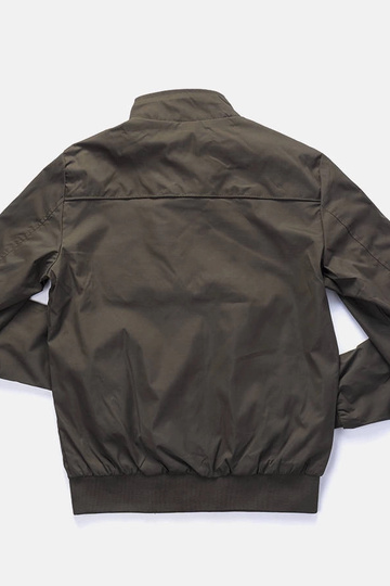 Chaqueta de cuello alto para hombre de color verde Desroches 2