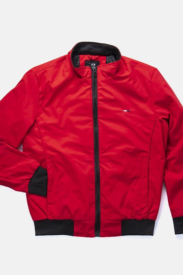 Chaqueta cortavientos roja para hombre Boulé