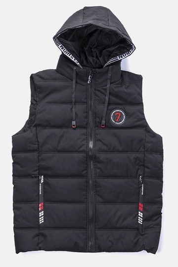 Chaleco acolchado negro para hombre Allaire