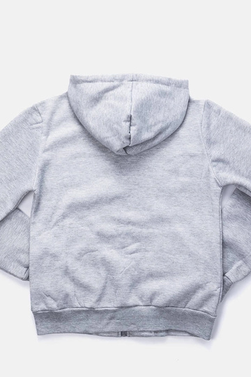 Sudadera con capucha gris claro para hombre de Guerin 2