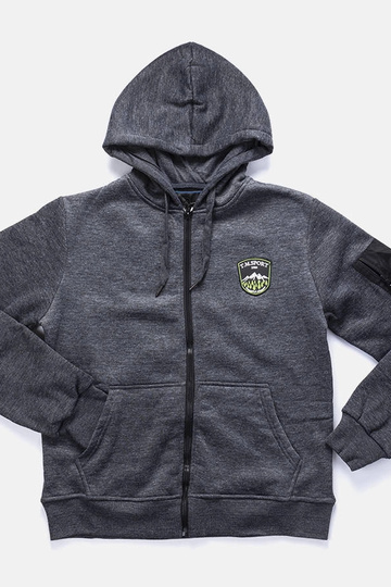 Sudadera con capucha Labrosse para hombre en color gris oscuro