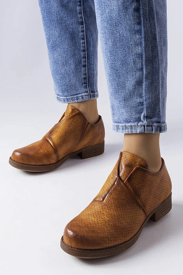 Botas de media caña caladas sin cordones Seymour Brown