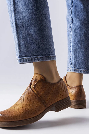 Botas de media caña caladas sin cordones Seymour Brown 2